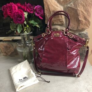 Coach Cranberry Colored Handbag 💕